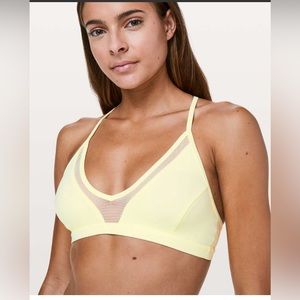 Lululemon State Of Flow Bra- Lemon ice (size 6)